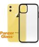 PanzerGlass ClearCase BlackFrame Apple iPhone 11 Hoesje Transparant