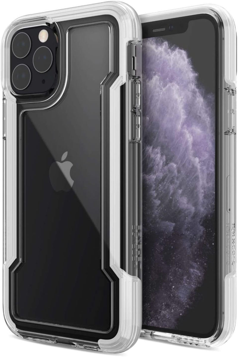 Raptic Clear Apple iPhone 11 Pro Hoesje Transparant/Wit afbeelding 1