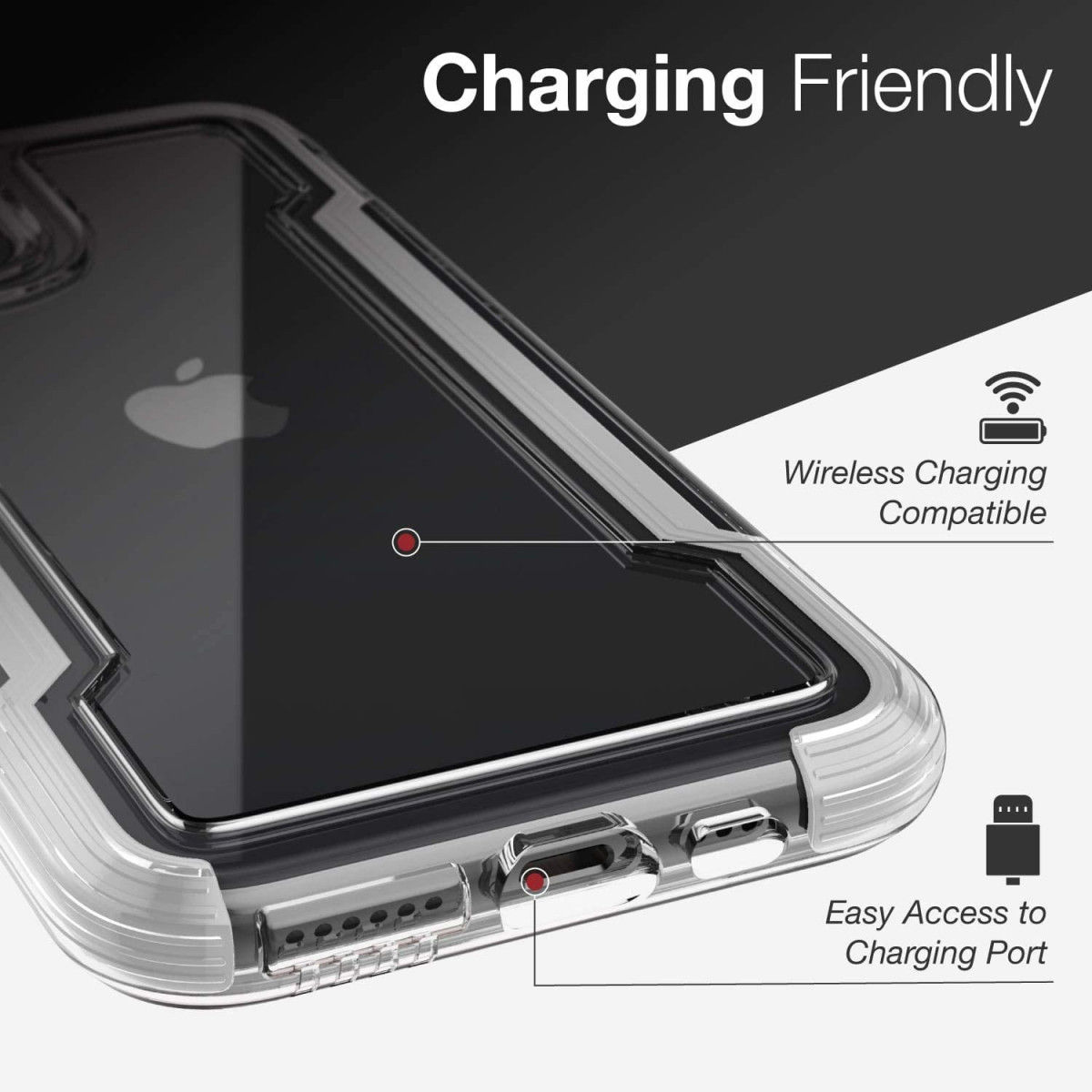 Raptic Clear Apple iPhone 11 Pro Hoesje Transparant/Wit afbeelding 15