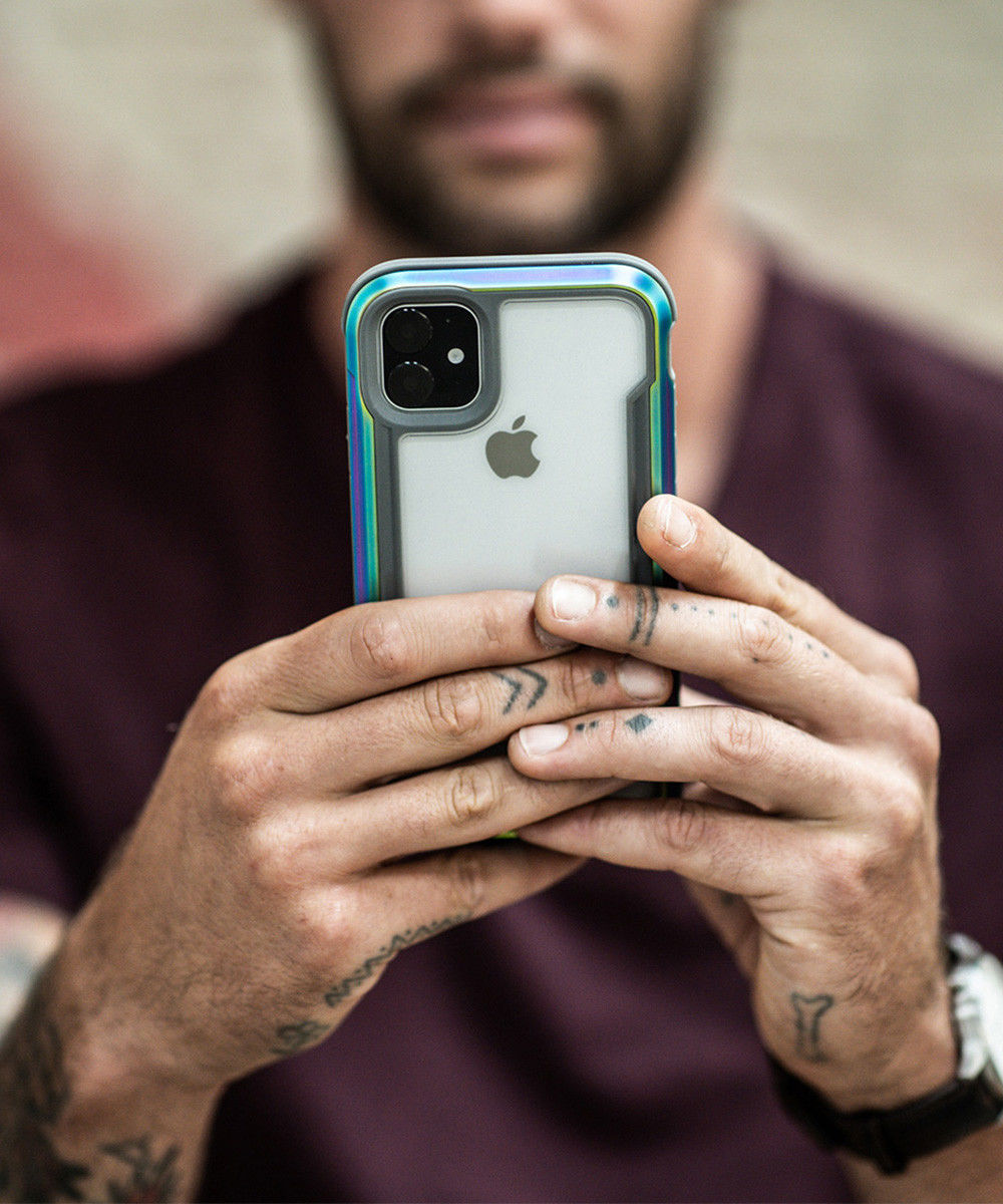 Raptic Shield Apple iPhone 11 Pro Max Hoesje Transparant/Iridescent afbeelding 6