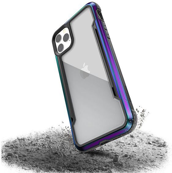Raptic Shield Apple iPhone 11 Pro Max Hoesje Transparant/Iridescent afbeelding 2