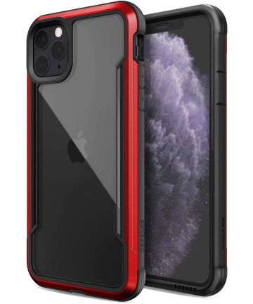 Raptic Shield Apple iPhone 11 pro max hoesje rood shockproof Hoesjes