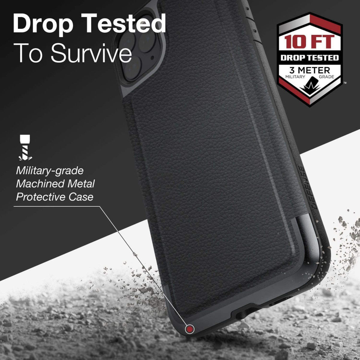 Raptic Prime Apple iPhone 11 Pro Max Hoesje Zwart afbeelding 13