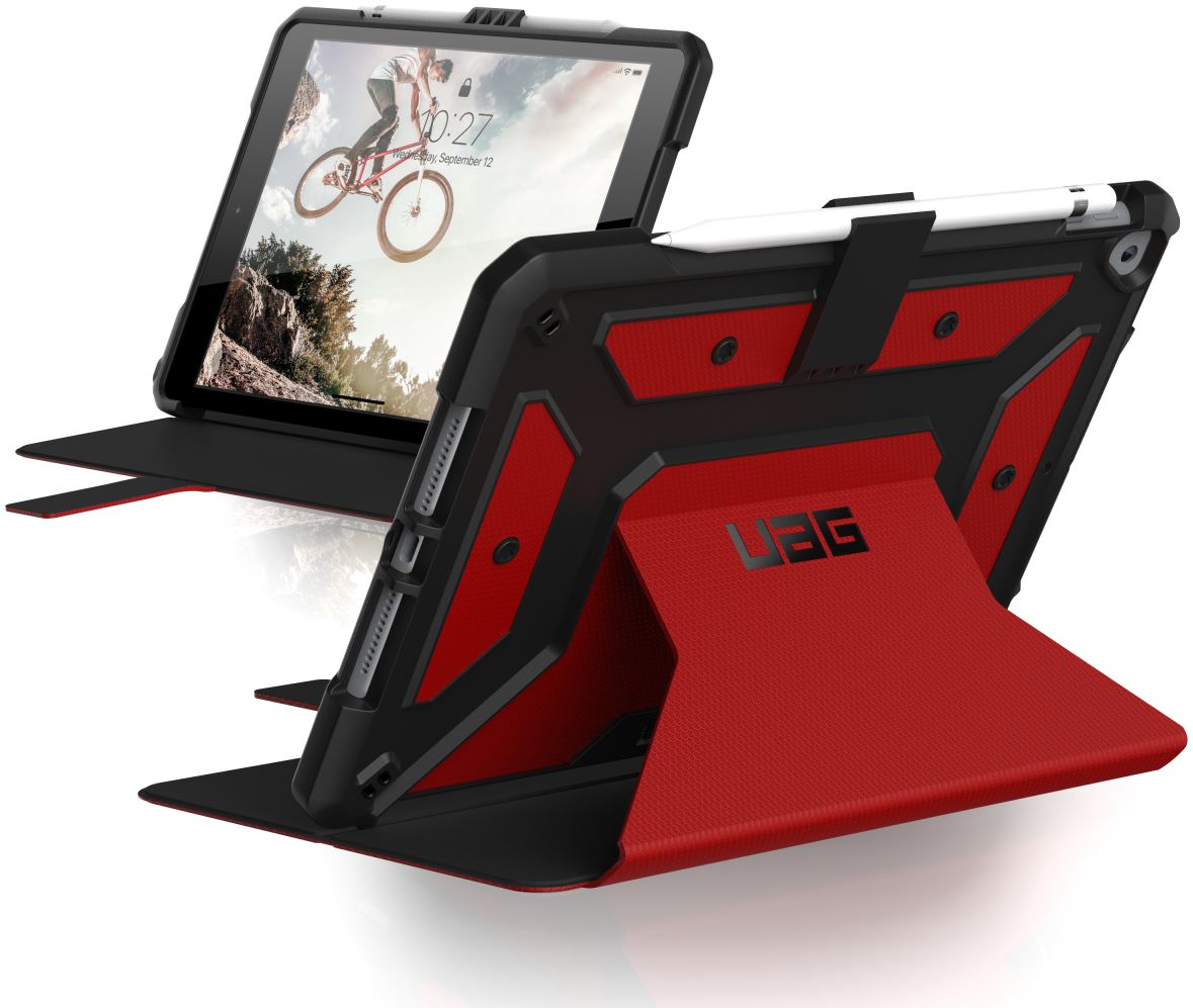 Urban Armor Gear Metropolis Case iPad 10.2 2019 / 2020 / 2021 Magma afbeelding 1