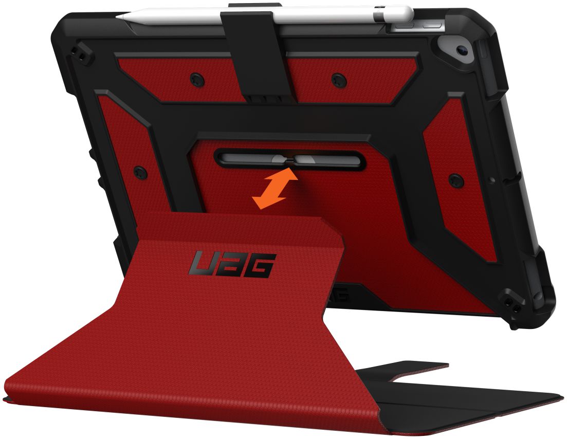 Urban Armor Gear Metropolis Case iPad 10.2 2019 / 2020 / 2021 Magma afbeelding 16
