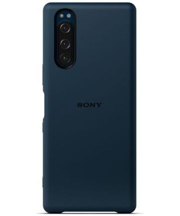 Sony Style Cover Solid Hoesje Xperia 5 Blauw Hoesjes