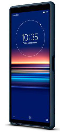 Sony Style Cover Solid Hoesje Xperia 5 Blauw afbeelding 3
