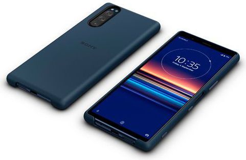Sony Style Cover Solid Hoesje Xperia 5 Blauw afbeelding 4