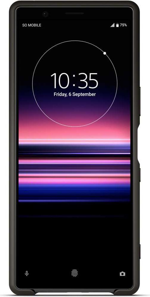 Sony Style Cover Solid Hoesje Xperia 5 Zwart afbeelding 2