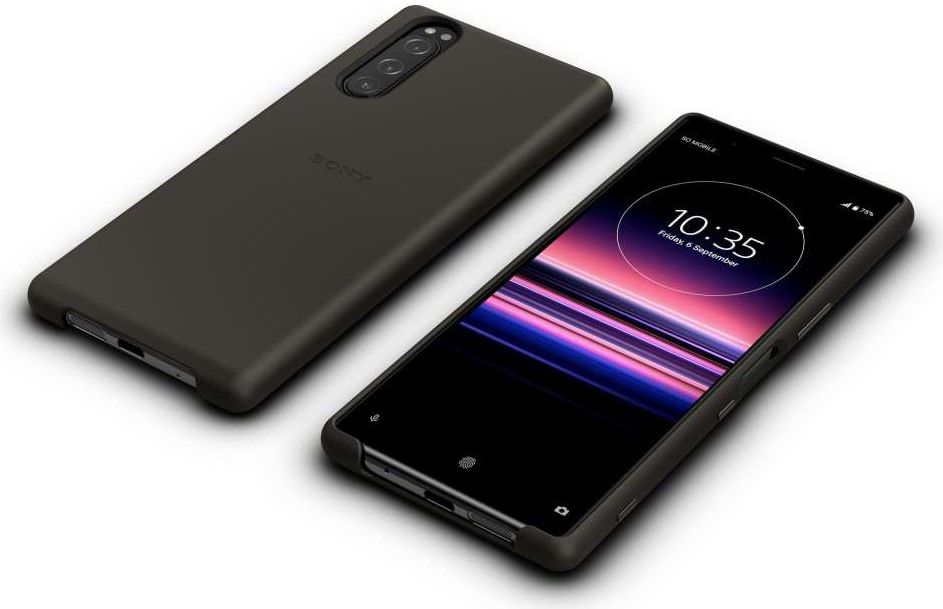 Sony Style Cover Solid Hoesje Xperia 5 Zwart afbeelding 5