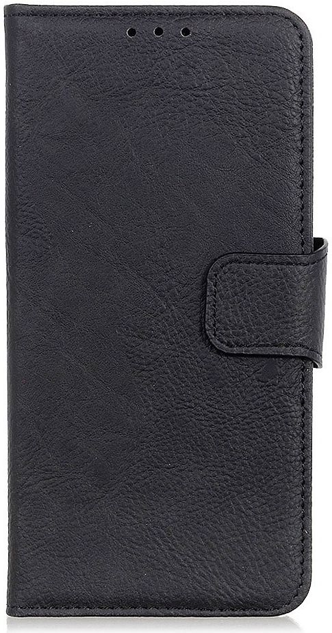 Nokia 6.2 / 7.2 Portemonnee Hoesje Lychee Zwart afbeelding 1