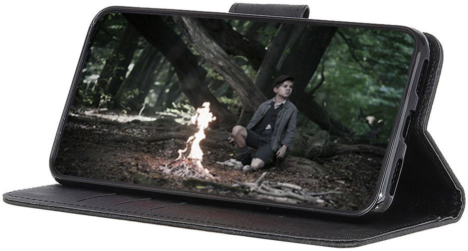 Nokia 6.2 / 7.2 Portemonnee Hoesje Lychee Zwart afbeelding 5