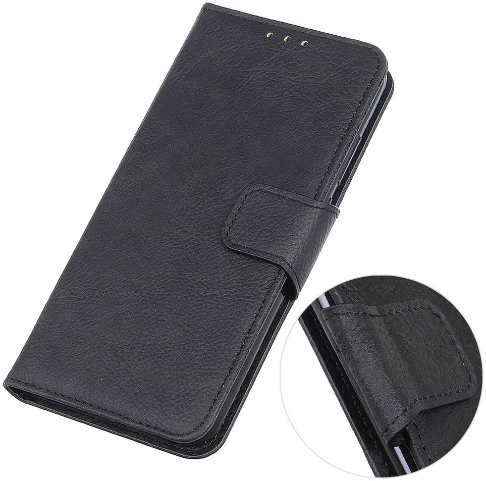 Nokia 6.2 / 7.2 Portemonnee Hoesje Lychee Zwart afbeelding 8
