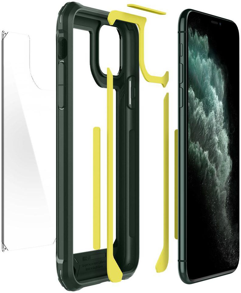 Spigen Gauntlet Apple iPhone 11 Pro Hoesje Groen afbeelding 2