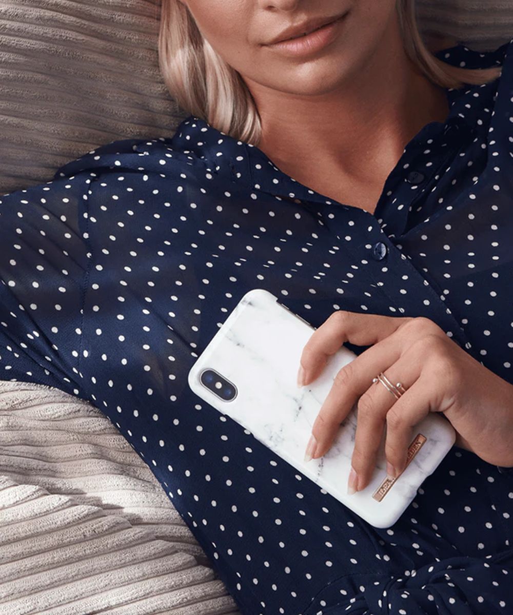 iDeal of Sweden Fashion Apple iPhone 11 Hoesje White Marble afbeelding 3