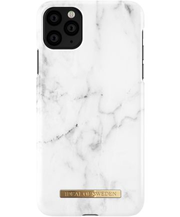 iDeal of Sweden Apple iPhone 11 Pro Max Fashion Hoesje White Marble Hoesjes