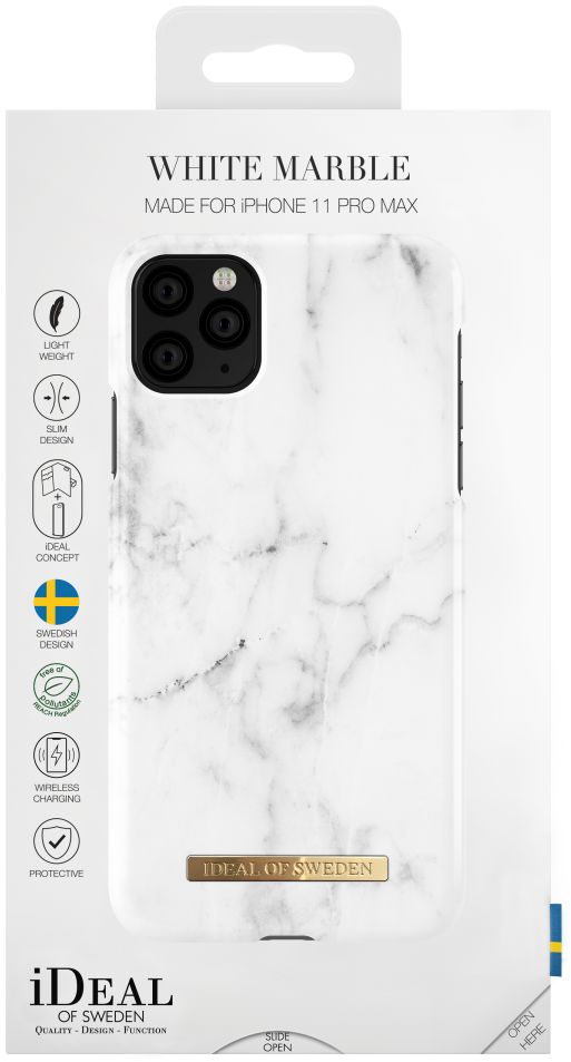 iDeal of Sweden Apple iPhone 11 Pro Max Fashion Hoesje White Marble afbeelding 3
