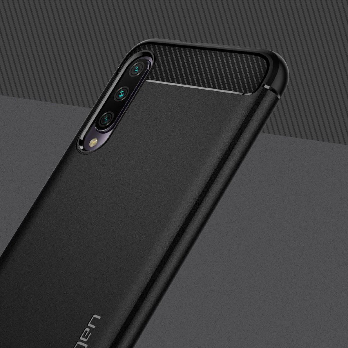 Spigen Rugged Armor Xiaomi Mi A3 Zwart afbeelding 4