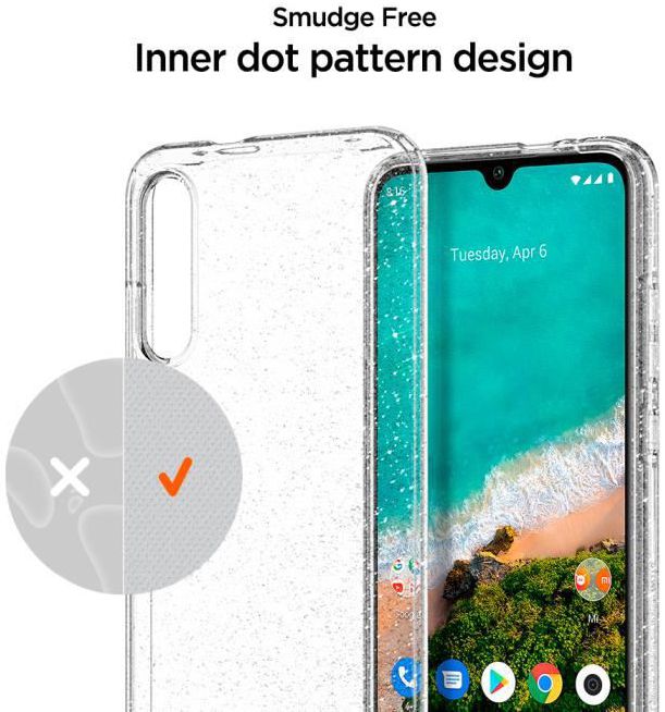 Spigen Liquid Crystal Xiaomi Mi A3 Glitter Transparant afbeelding 2