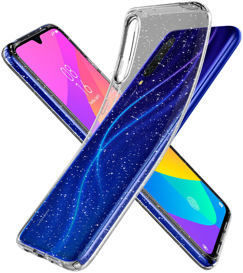 Spigen Liquid Crystal Xiaomi Mi 9 Lite Hoesje Glitter Crystal Quartz afbeelding 2