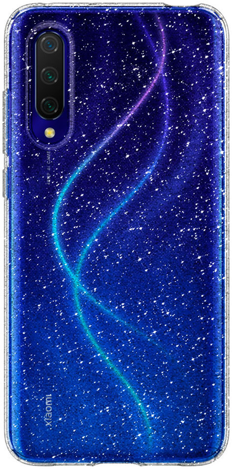 Spigen Liquid Crystal Xiaomi Mi 9 Lite Hoesje Glitter Crystal Quartz afbeelding 3