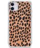Mobilize Gelly Wallet Zipper Apple iPhone 11 Hoesje Olive Leopard
