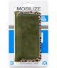 Mobilize Gelly Wallet Zipper Apple iPhone 11 Hoesje Olive Leopard