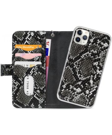 Mobilize Gelly Wallet Zipper iPhone 11 Pro Max Hoesje Black Snake Hoesjes