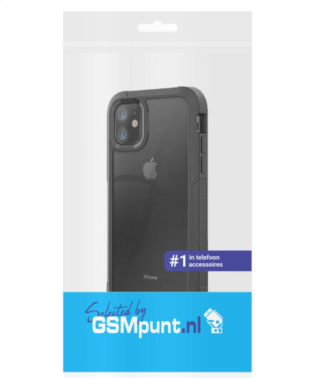 Apple iPhone 11 Hoesje Hybride Full Protect Zwart afbeelding 10