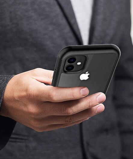 Apple iPhone 11 Hoesje Hybride Full Protect Zwart afbeelding 9