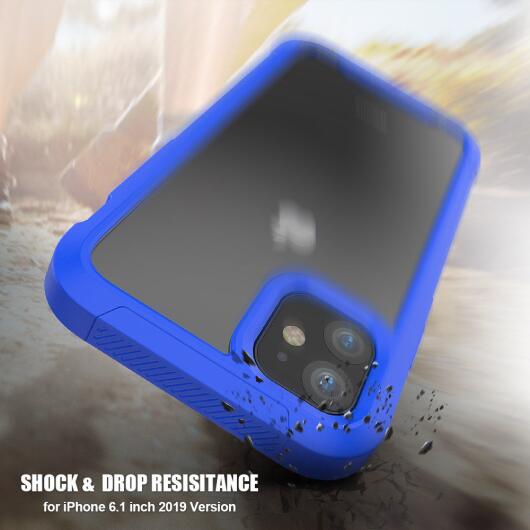 Apple iPhone 11 Hoesje Hybride Full Protect Blauw afbeelding 3