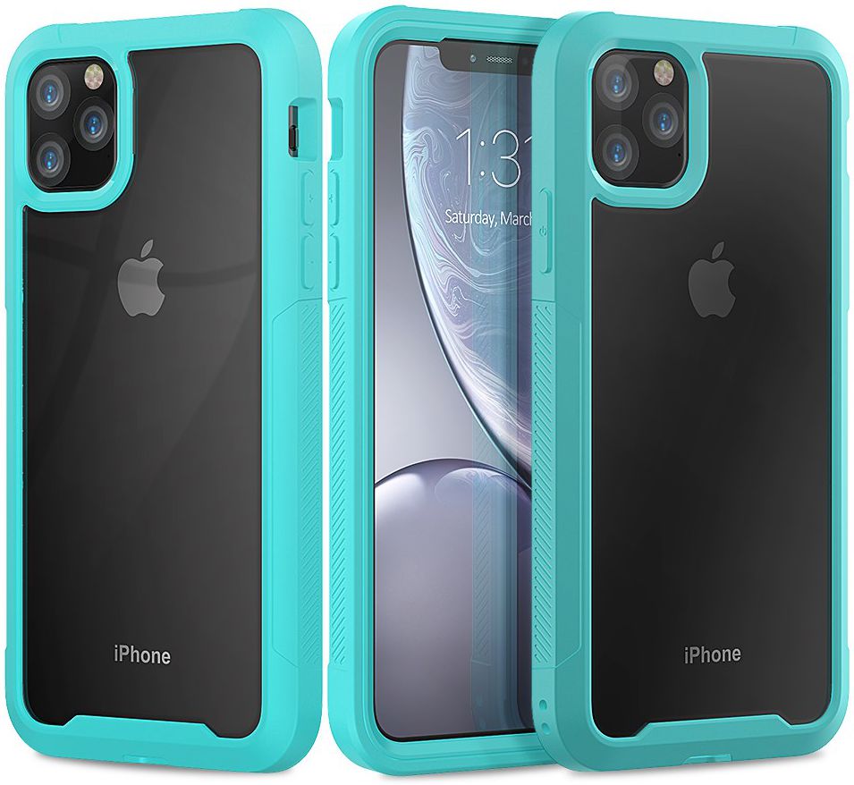Apple iPhone 11 Pro Max Hybride Full Protect Hoesje Groen afbeelding 1
