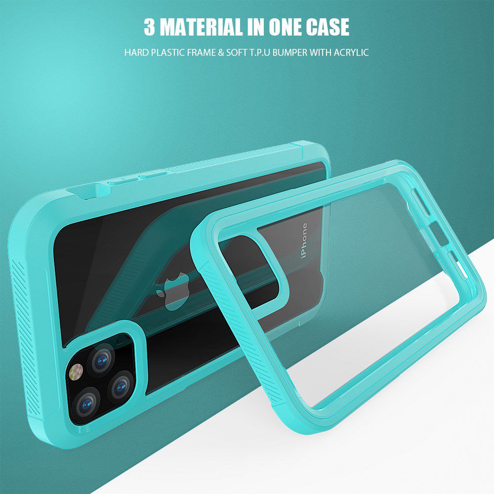 Apple iPhone 11 Pro Max Hybride Full Protect Hoesje Groen afbeelding 5