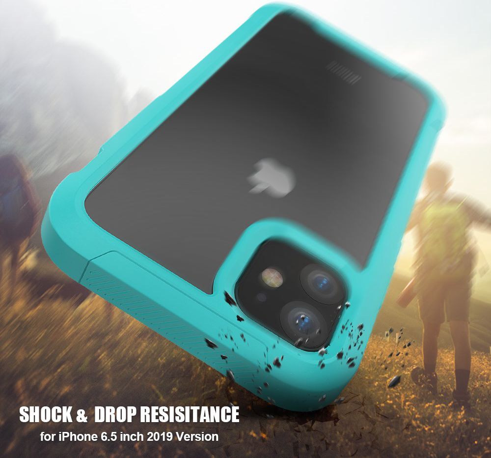 Apple iPhone 11 Pro Max Hybride Full Protect Hoesje Groen afbeelding 4