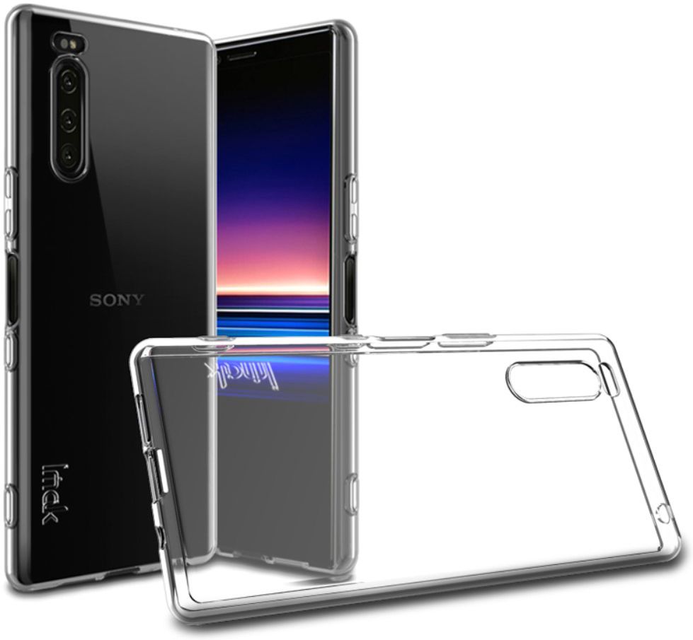 IMAK UX-5 Series Sony Xperia 5 Hoesje Flexibel en Dun TPU Transparant afbeelding 2