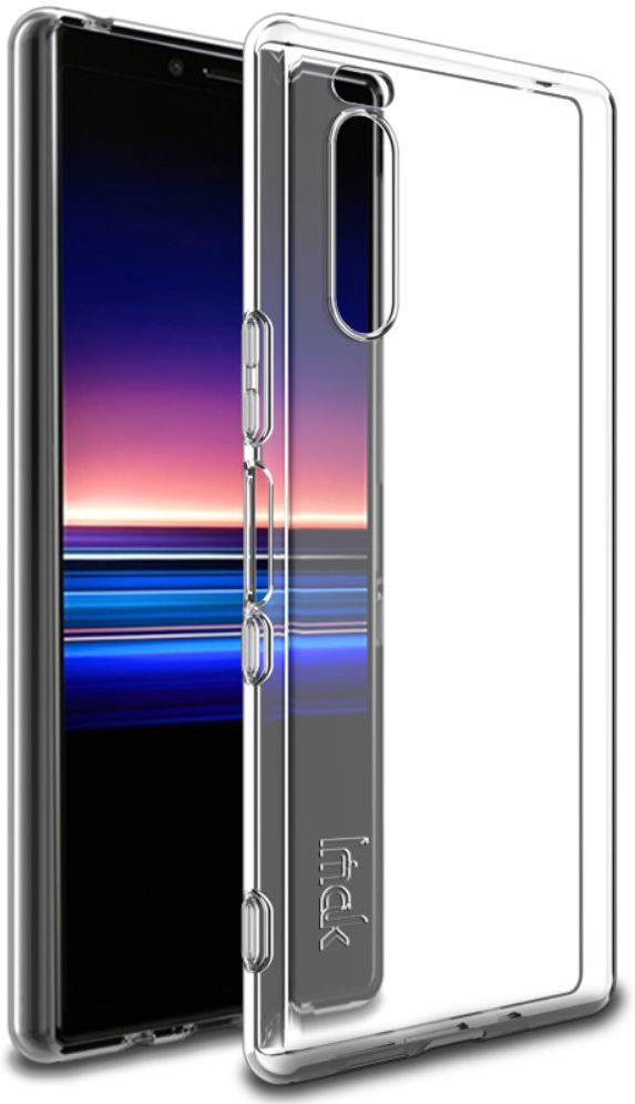 IMAK UX-5 Series Sony Xperia 5 Hoesje Flexibel en Dun TPU Transparant afbeelding 1