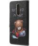 Sony Xperia 1 Portemonnee Hoesje met Don't Touch My Phone Print
