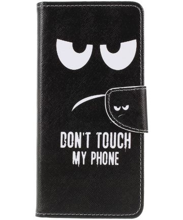 Sony Xperia 1 Portemonnee Hoesje met Angry Face Print Hoesjes