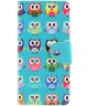 Sony Xperia 1 Portemonnee Hoesje met Cute Owls Print