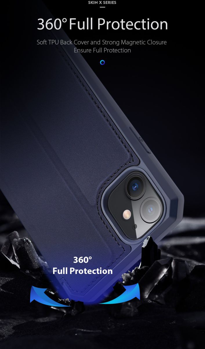 Dux Ducis Skin X Series Apple iPhone 11 Hoesje Blauw afbeelding 6
