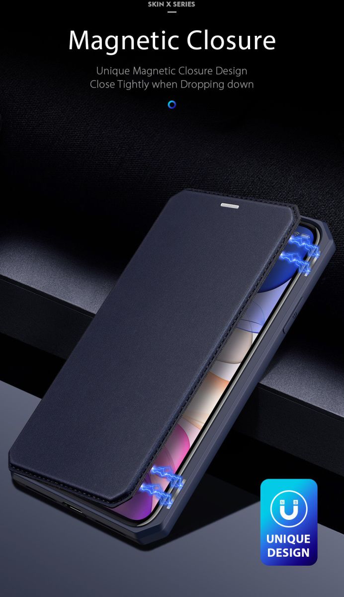 Dux Ducis Skin X Series Apple iPhone 11 Hoesje Blauw afbeelding 7