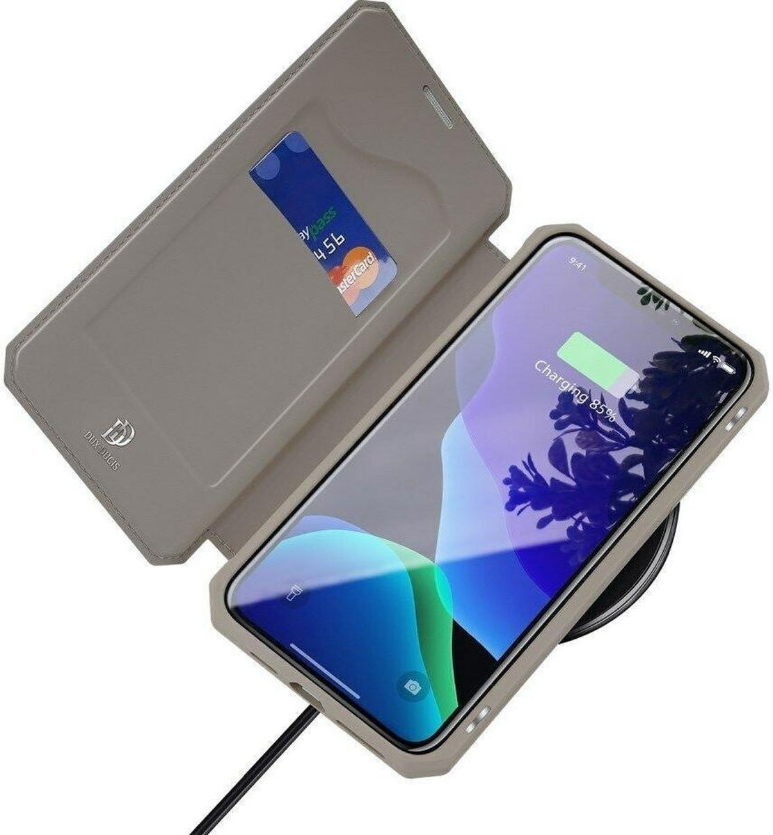 Dux Ducis Skin X Series Apple iPhone 11 Pro Max Flip Hoesje Goud afbeelding 6