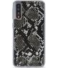 Mobilize Gelly Wallet Zipper Samsung Galaxy A70 Hoesje Black Snake