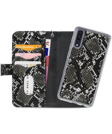 Mobilize Gelly Wallet Zipper Samsung A50 / A30s Hoesje Black Snake Hoesjes
