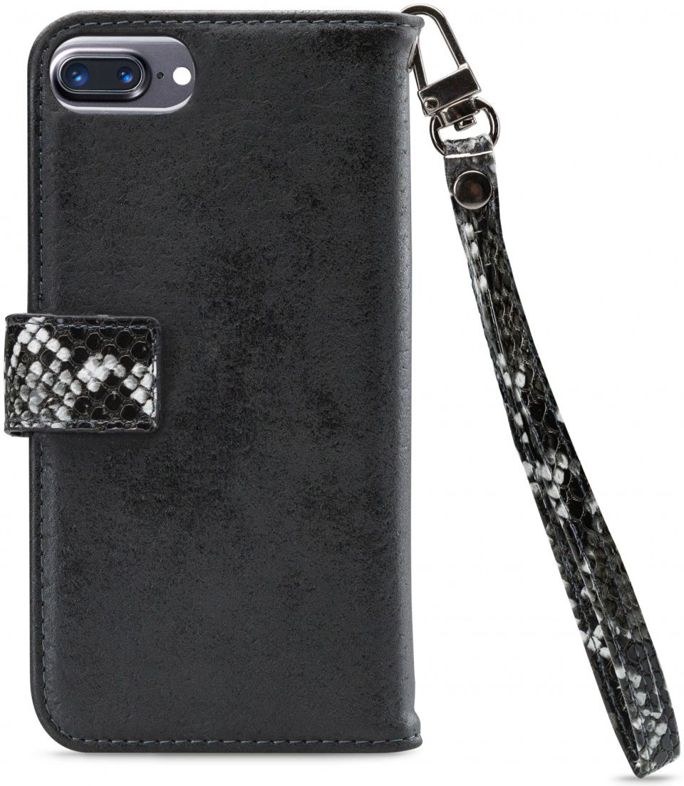 Mobilize Gelly Wallet Zipper iPhone 8 Plus/ 7 Plus Hoesje Black Snake afbeelding 5
