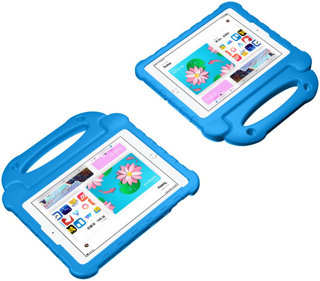 Apple iPad 2017 / 2018 / Air / Air 2 Kindvriendelijke Tablethoes Blauw afbeelding 9