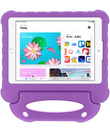 Apple iPad 2017 / 2018 / Air / Air 2 Kindvriendelijk Tablethoes Paars Hoesjes