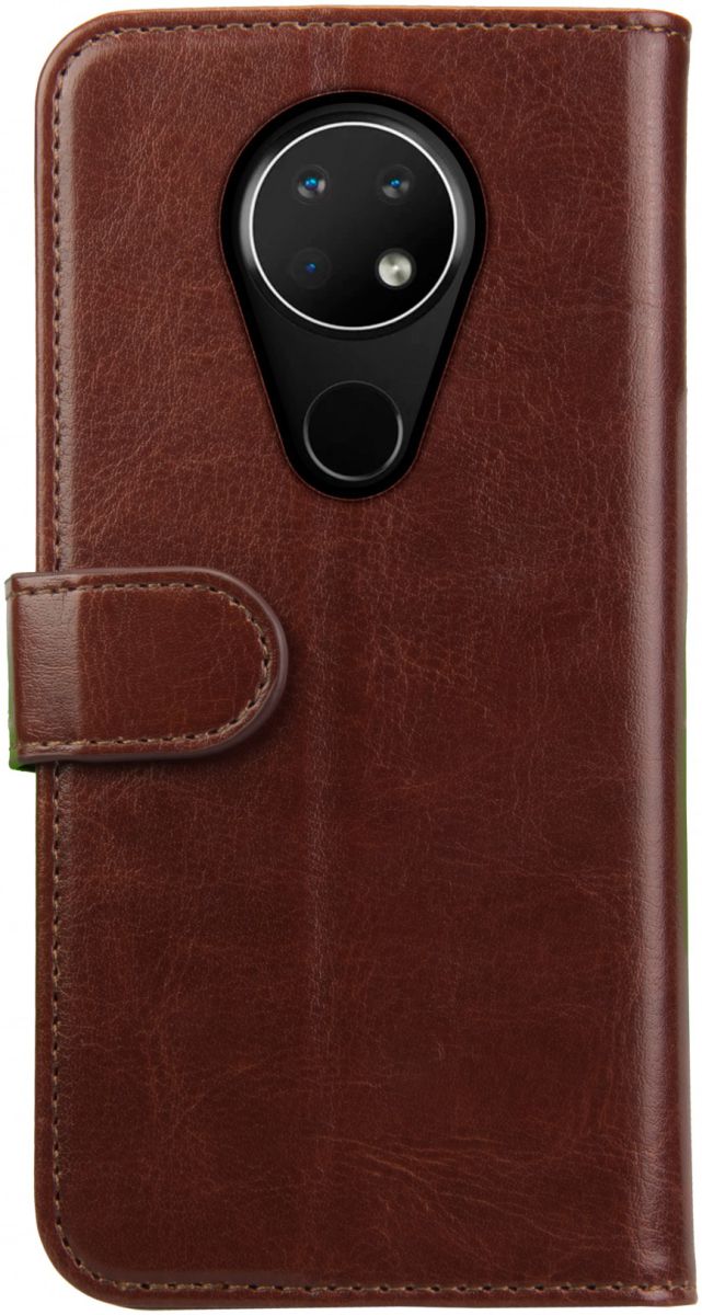 Rosso Element Nokia 6.2/ Nokia 7.2 Hoesje Book Cover Bruin afbeelding 5