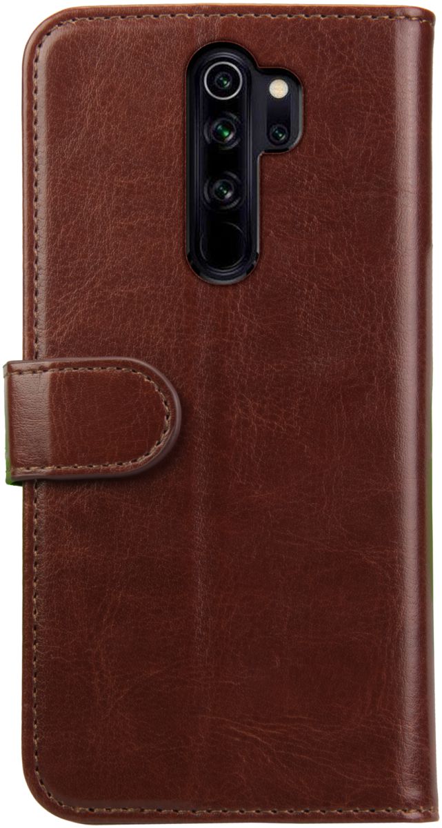 Rosso Element Xiaomi Redmi Note 8 Pro Hoesje Book Cover Bruin afbeelding 2