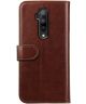 Rosso Element OnePlus 7T Pro Hoesje Book Cover Bruin